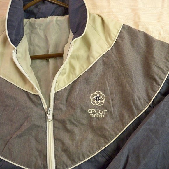 Epcot 1982 Oct, Child's Blue Gray *Windbreaker Jacket - Picture 1 of 11